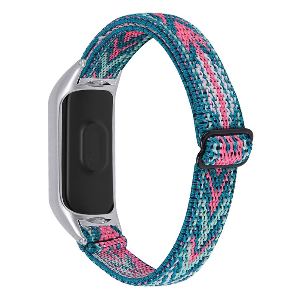 Mega hårdfør Xiaomi Mi Band 7 Nylon Rem - Grøn#serie_6
