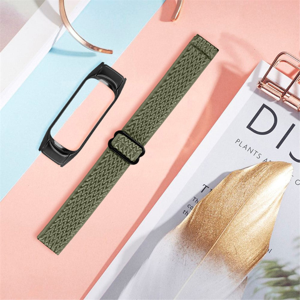 Mega pænt Xiaomi Mi Band 7 Stof Urrem - Grøn#serie_12