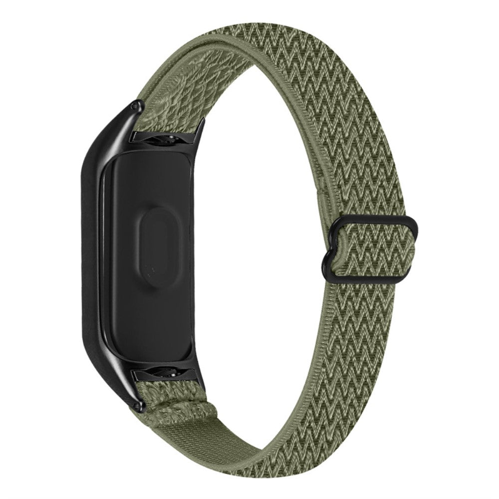 Pænt Xiaomi Mi Band 7 Nylon Rem - Grøn#serie_12