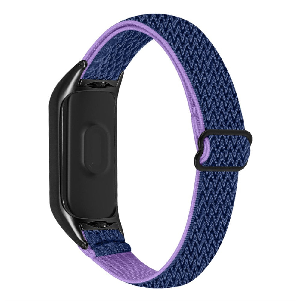 Pænt Xiaomi Mi Band 7 Nylon Rem - Lilla#serie_2