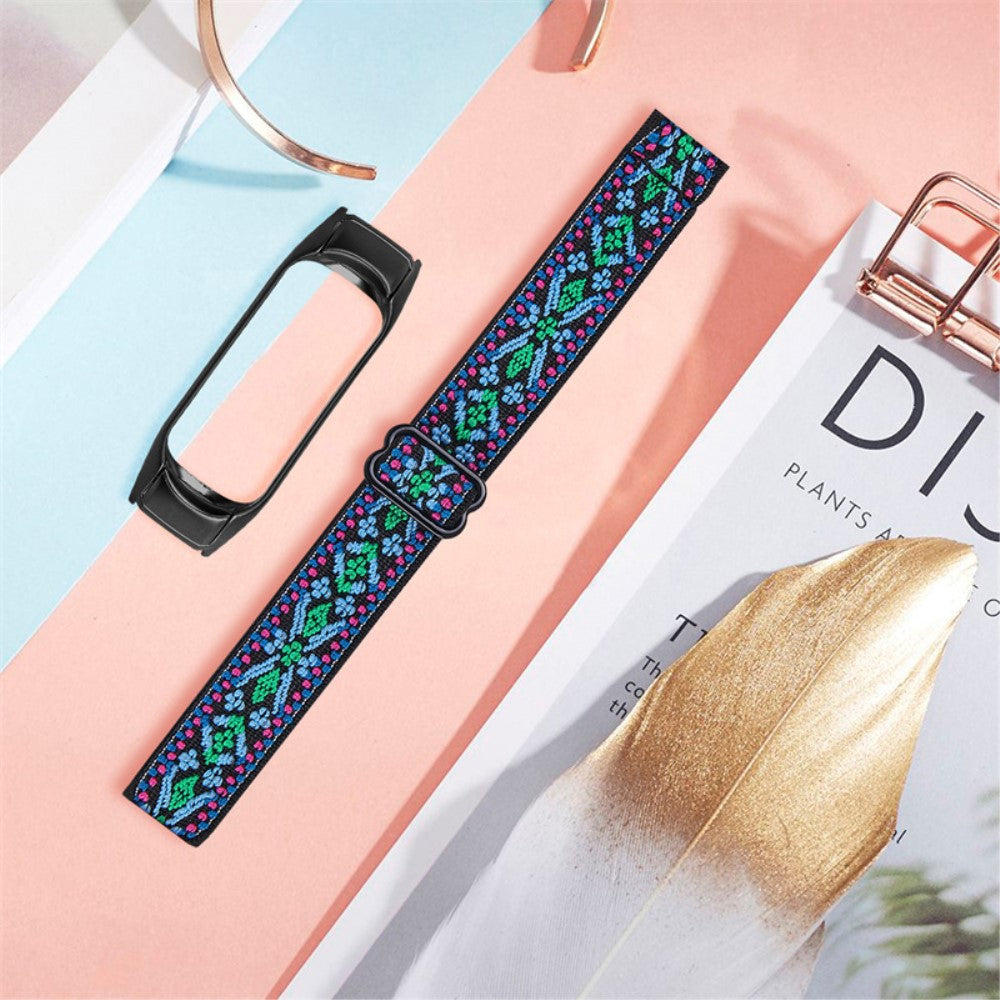 Mega pænt Xiaomi Mi Band 7 Stof Urrem - Blå#serie_3