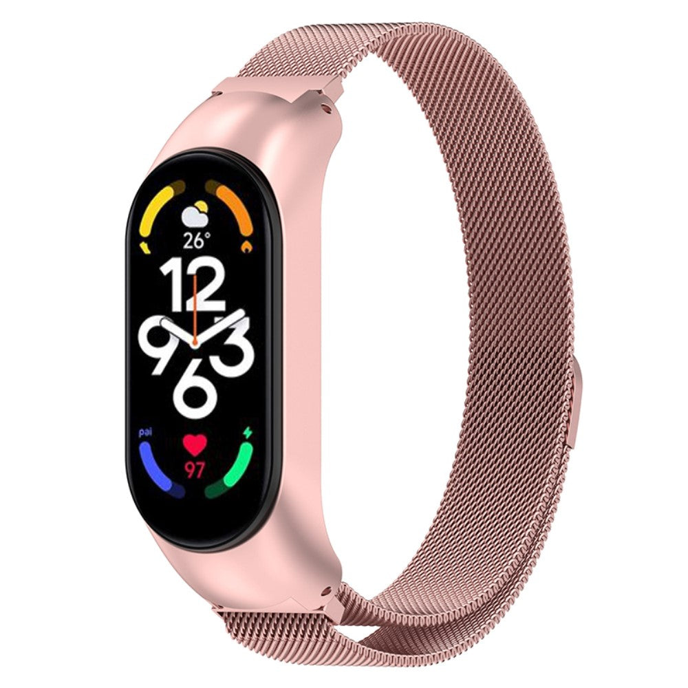 Mega kønt Xiaomi Mi Band 7 Metal Rem - Pink#serie_1