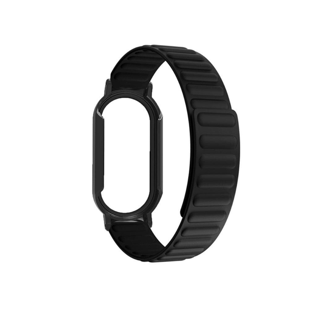 Helt vildt godt Xiaomi Mi Band 7 Silikone og Glas Rem - Sort#serie_5