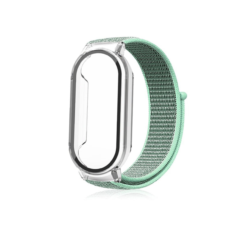 Vildt pænt Xiaomi Mi Band 7 Nylon og Glas Rem - Grøn#serie_1