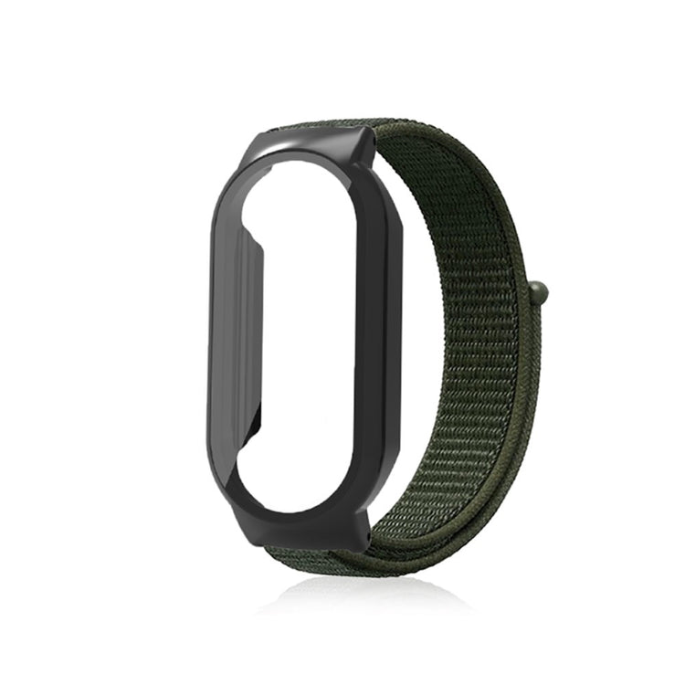 Vildt pænt Xiaomi Mi Band 7 Nylon og Glas Rem - Grøn#serie_7