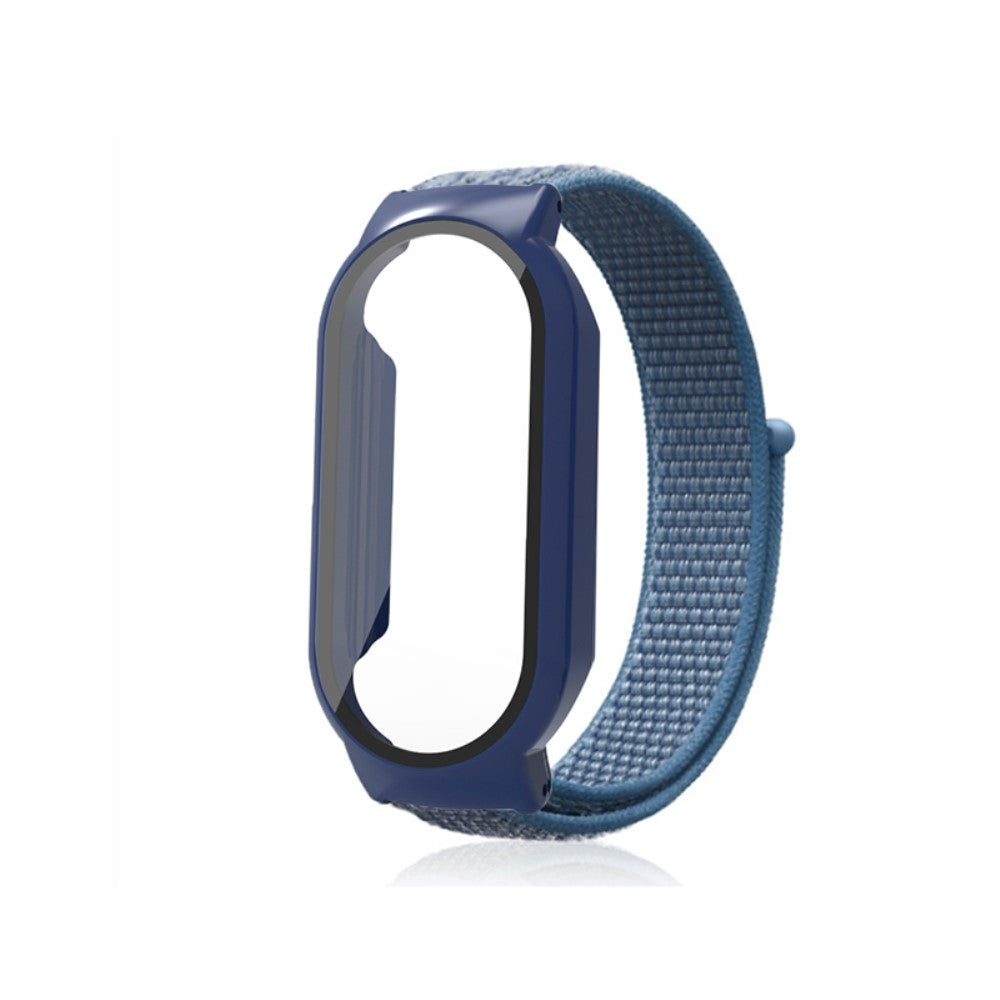 Vildt pænt Xiaomi Mi Band 7 Nylon og Glas Rem - Blå#serie_9