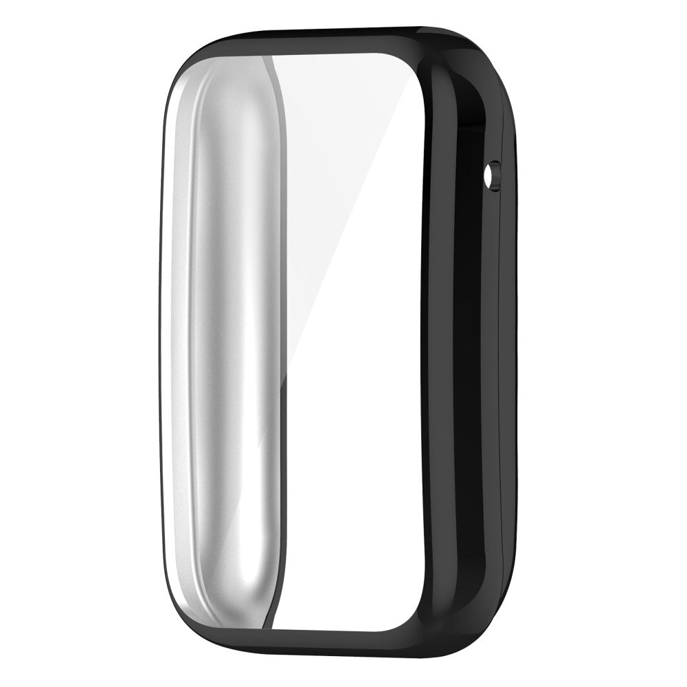 Rigtigt Godt Xiaomi Mi Band 7 Pro Plastik og Glas Cover - Sort#serie_1
