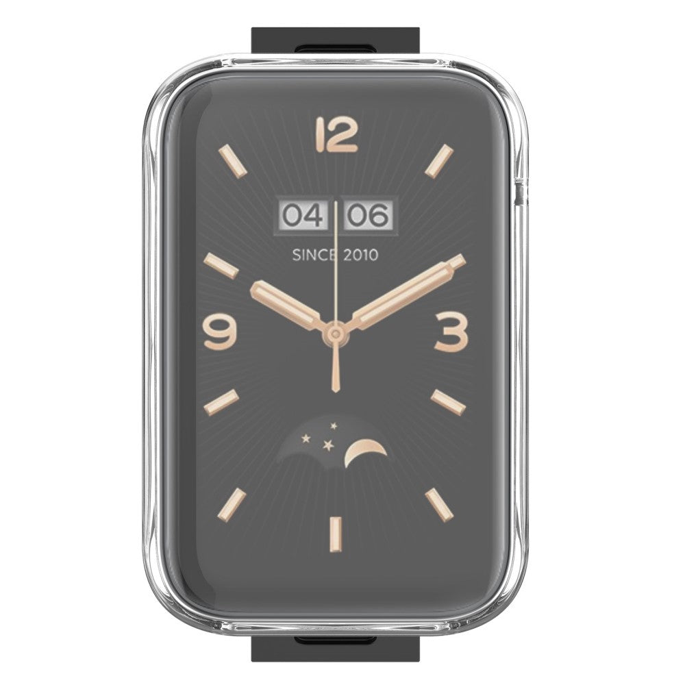 Rigtigt Godt Xiaomi Mi Band 7 Pro Plastik og Glas Cover - Gennemsigtig#serie_2