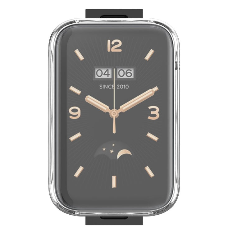Rigtigt Godt Xiaomi Mi Band 7 Pro Plastik og Glas Cover - Gennemsigtig#serie_2