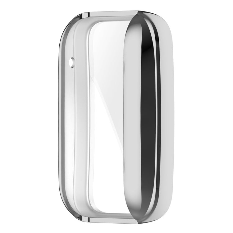 Rigtigt Godt Xiaomi Mi Band 7 Pro Plastik og Glas Cover - Sølv#serie_3