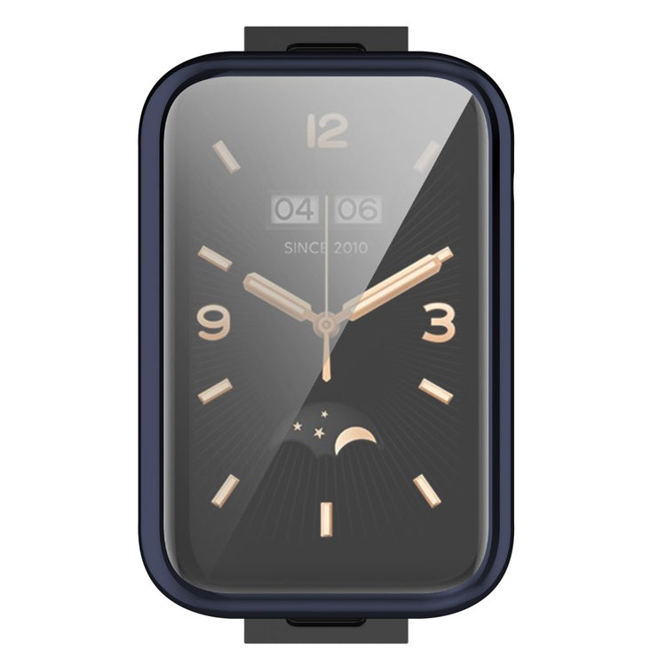 Rigtigt Godt Xiaomi Mi Band 7 Pro Plastik og Glas Cover - Blå#serie_7