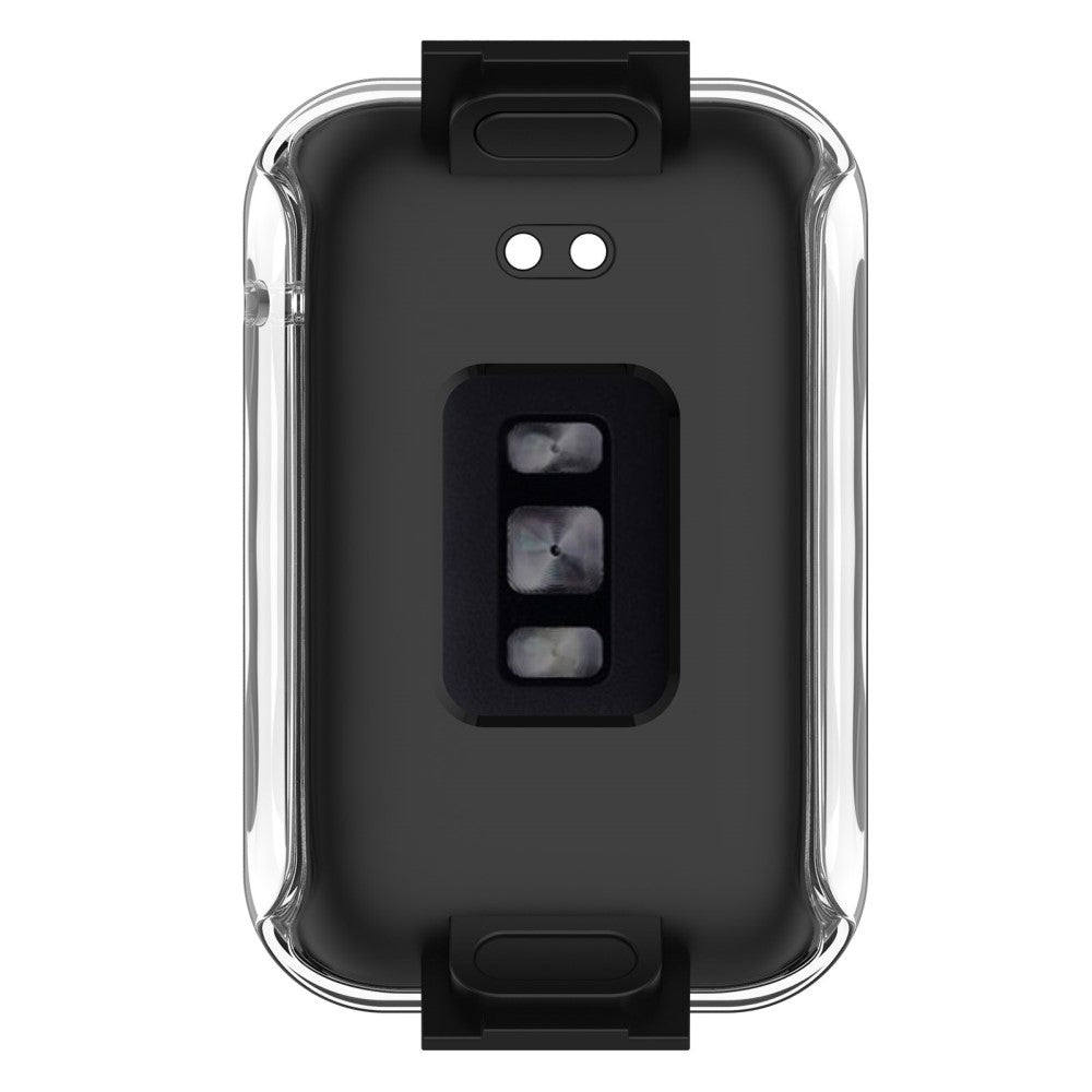 Vildt Fed Xiaomi Mi Band 7 Pro Cover med Skærmbeskytter i Plastik og Hærdet Glas - Gennemsigtig#serie_2