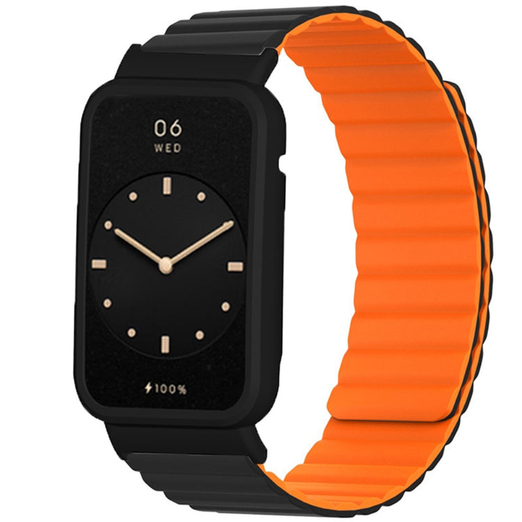 Helt vildt fantastisk Xiaomi Mi Band 7 Pro Silikone Rem - Sort#serie_1