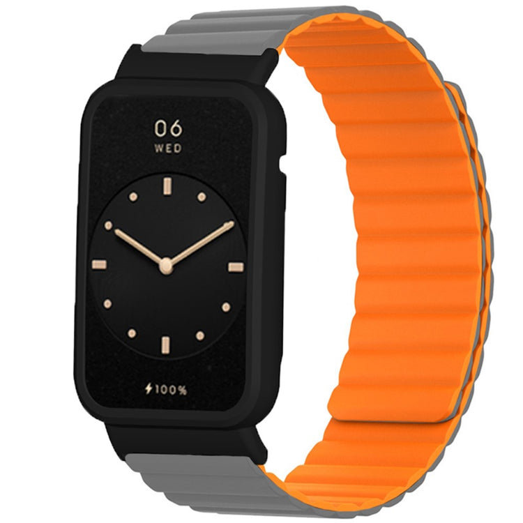 Helt vildt fantastisk Xiaomi Mi Band 7 Pro Silikone Rem - Sølv#serie_5