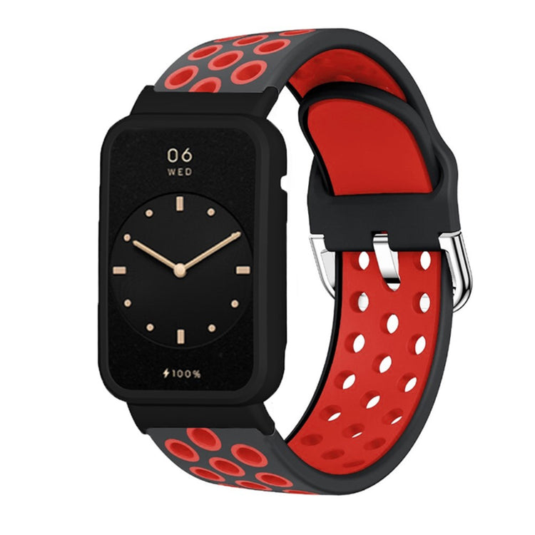 Helt vildt pænt Xiaomi Mi Band 7 Pro Silikone Rem - Rød#serie_1