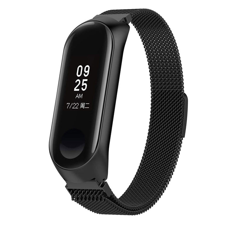 Helt vildt fantastisk Xiaomi Mi Smart Band 4 Metal Rem - Sort#serie_1
