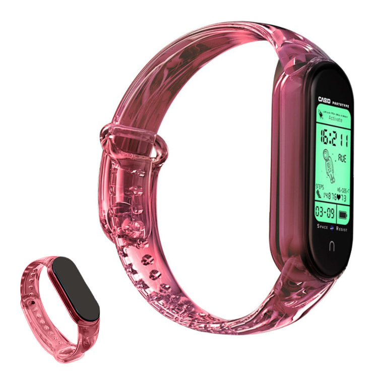 Godt Xiaomi Mi Smart Band 4 / Xiaomi Mi Band 3 Silikone Rem - Rød#serie_2