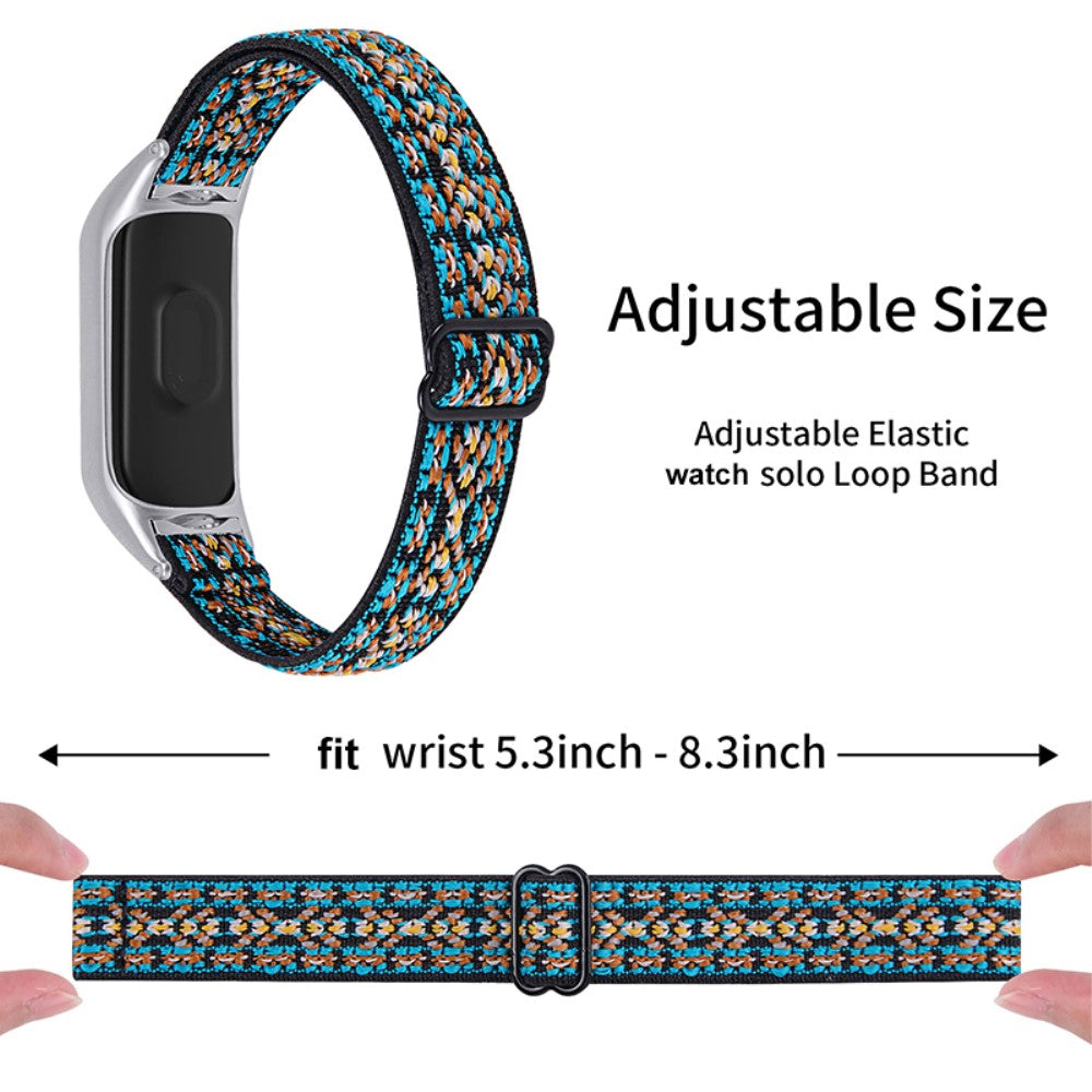 Skøn Xiaomi Mi Smart Band 4 / Xiaomi Mi Band 3 Stof Urrem - Grøn#serie_1