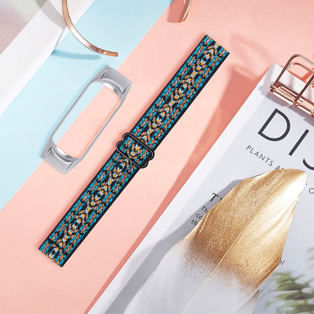 Skøn Xiaomi Mi Smart Band 4 / Xiaomi Mi Band 3 Stof Urrem - Grøn#serie_1