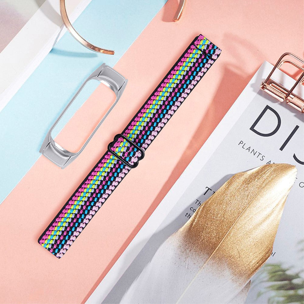 Skøn Xiaomi Mi Smart Band 4 / Xiaomi Mi Band 3 Stof Urrem - Flerfarvet#serie_3