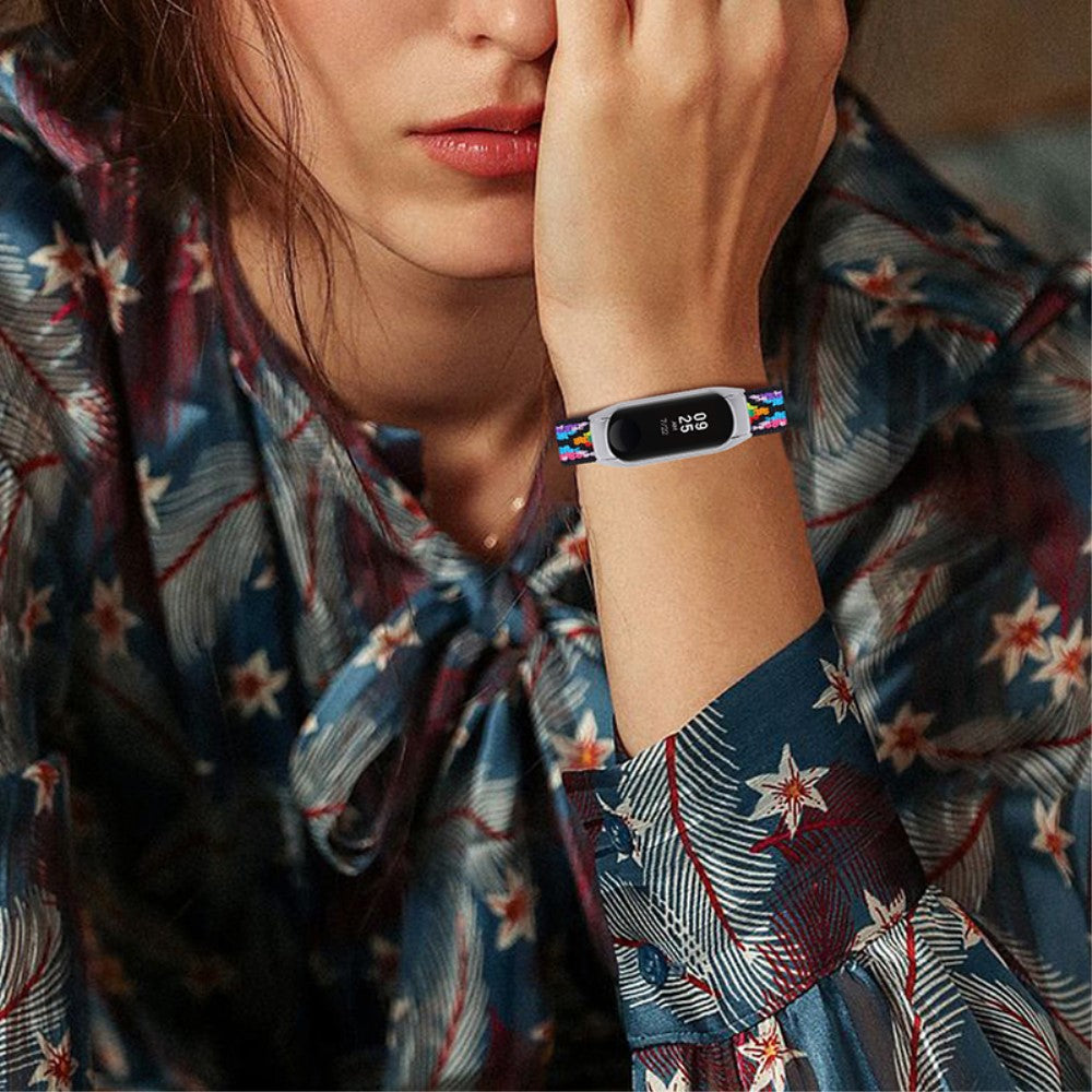 Skøn Xiaomi Mi Smart Band 4 / Xiaomi Mi Band 3 Stof Urrem - Flerfarvet#serie_4