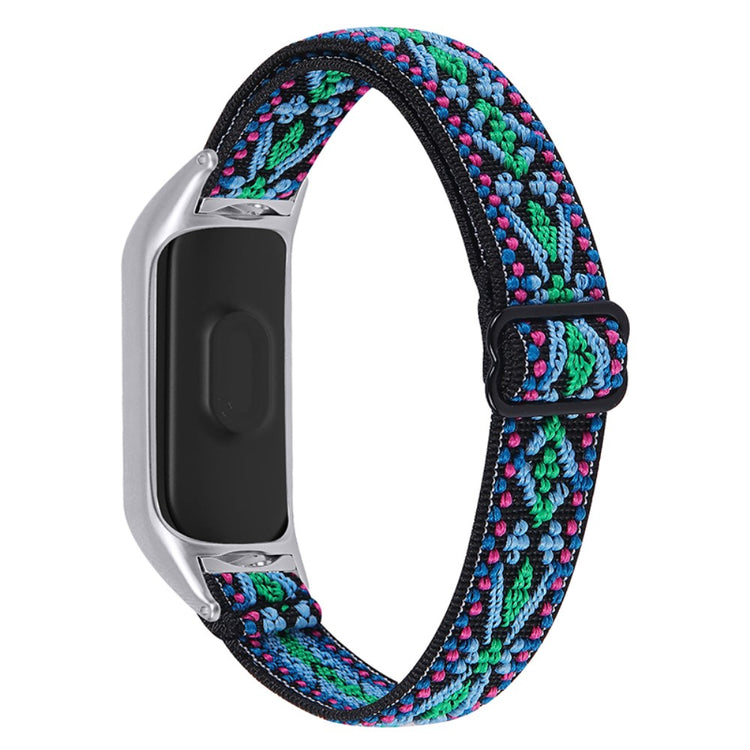 Smuk Xiaomi Mi Smart Band 4 / Xiaomi Mi Band 3 Nylon Rem - Blå#serie_5