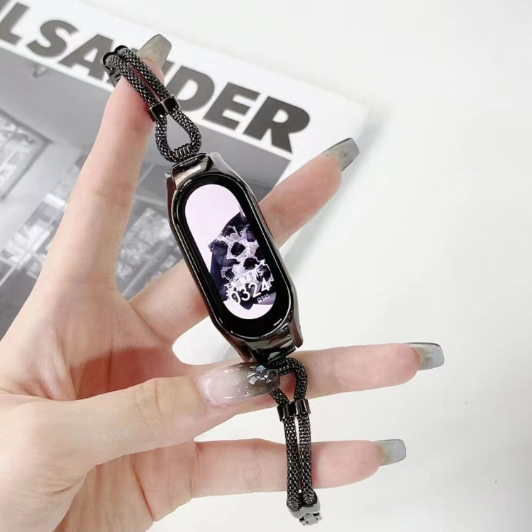 Cool Xiaomi Mi Smart Band 4 / Xiaomi Mi Band 3 Metal Urrem - Sort#serie_1