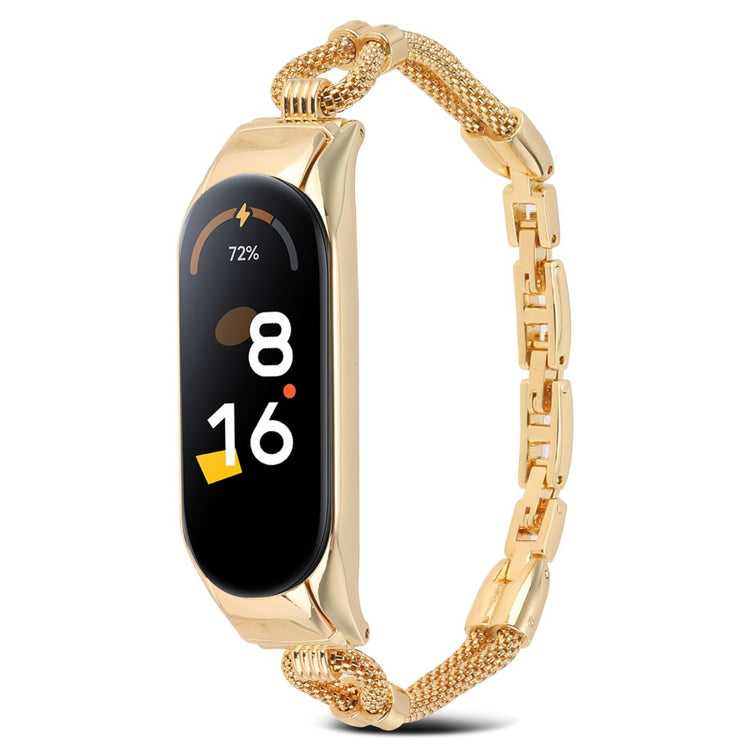 Cool Xiaomi Mi Smart Band 4 / Xiaomi Mi Band 3 Metal Urrem - Guld#serie_4