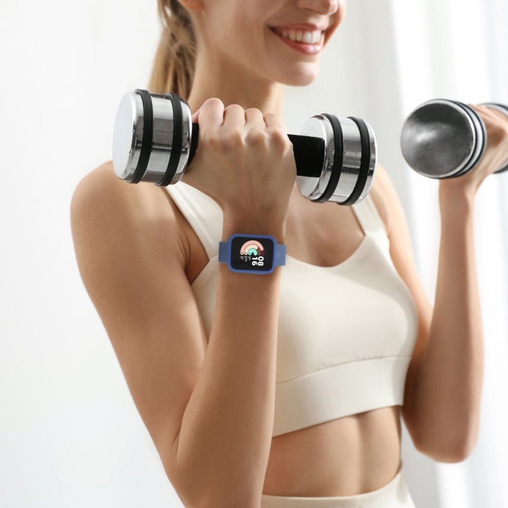Xiaomi Redmi Watch Enkel Silikone Bumper - Blå#serie_6