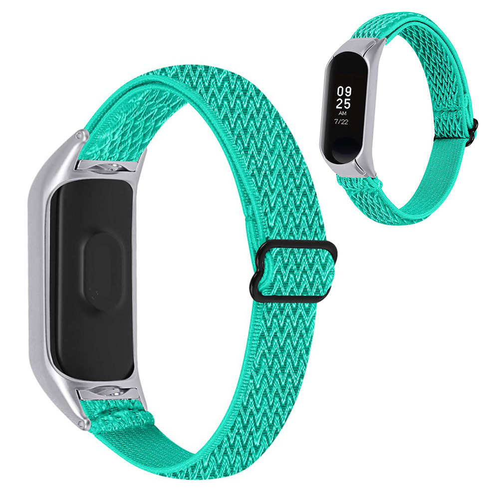 Vildt nydelig Xiaomi Mi Band 5 Nylon Rem - Grรธn#serie_1