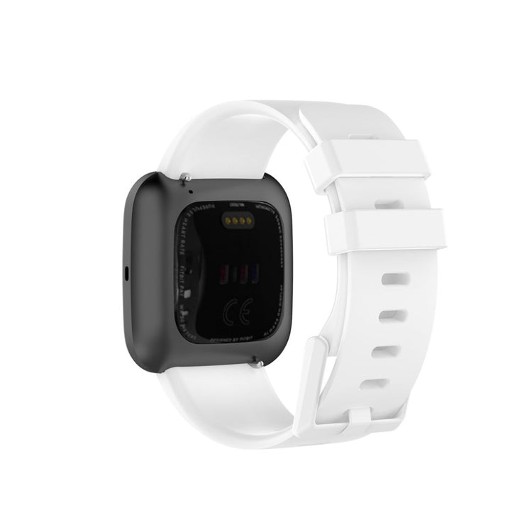 Vildt sejt Fitbit Versa 2 / Fitbit Versa Lite Silikone Rem - Størrelse: S - Hvid#serie_2