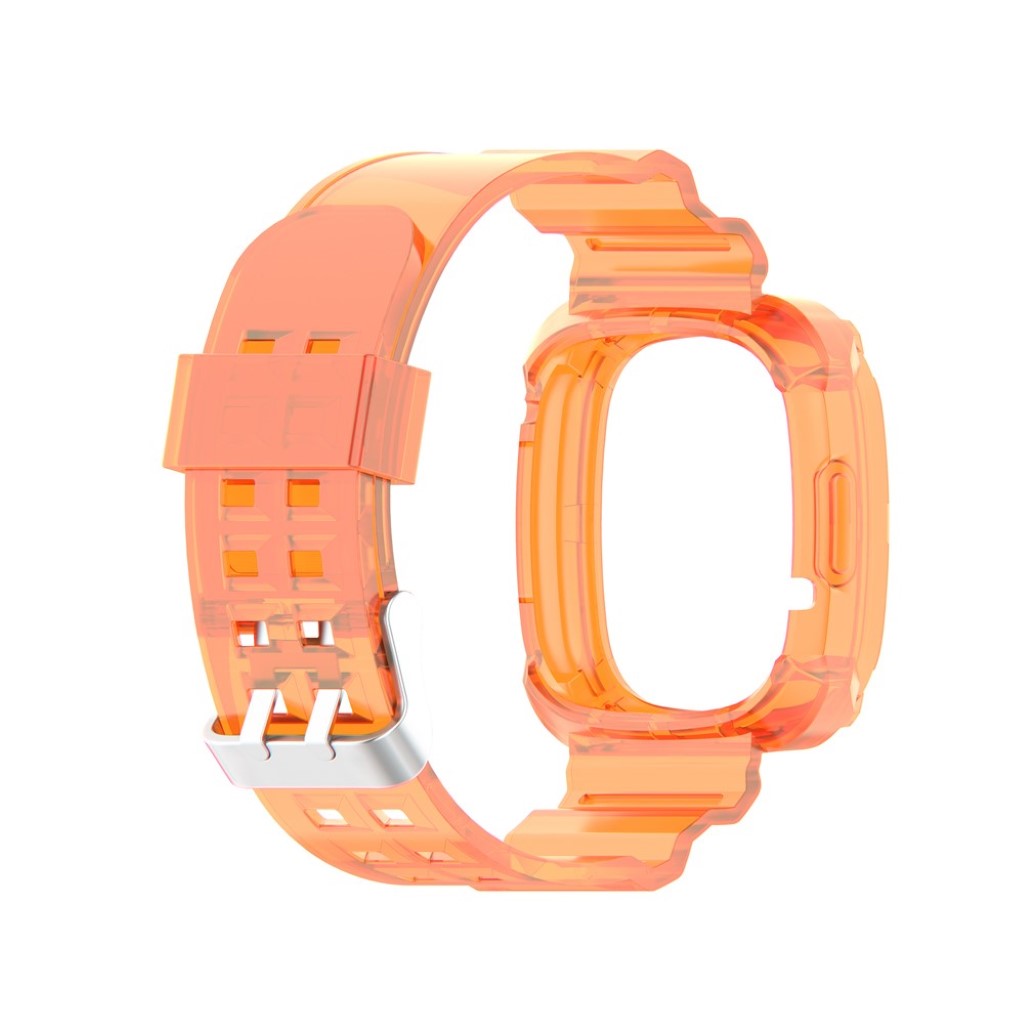 Vildt hårdfør Fitbit Versa 3 / Fitbit Sense Silikone Rem - Orange#serie_4