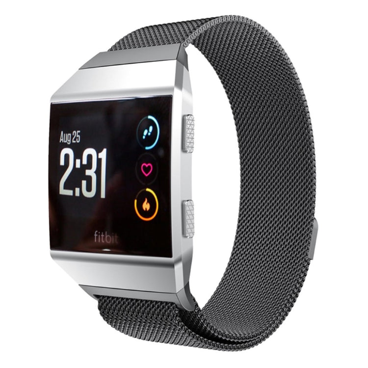 Rigtigt flot Fitbit Ionic Metal Rem - Sort#serie_4