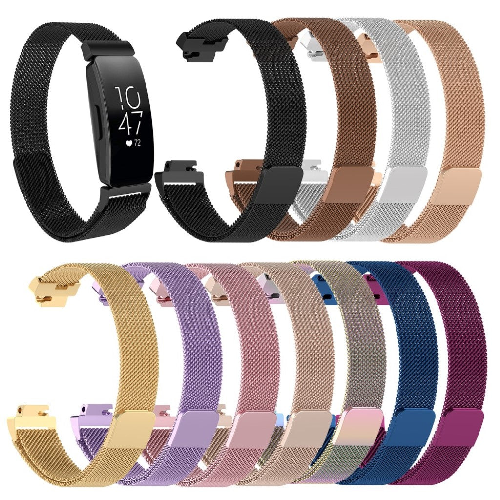 Flot Fitbit Inspire Metal Rem - Sort#serie_1