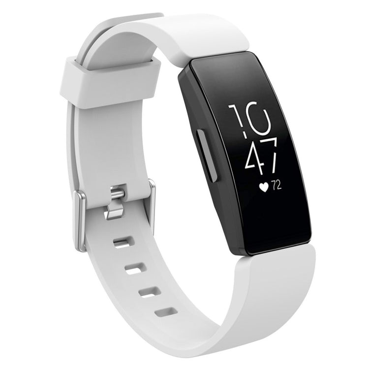 Fortrinligt Fitbit Inspire Silikone Rem - Hvid#serie_2