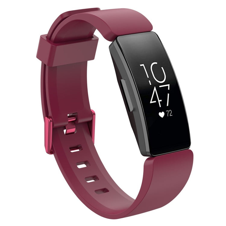 Fortrinligt Fitbit Inspire Silikone Rem - Rød#serie_6