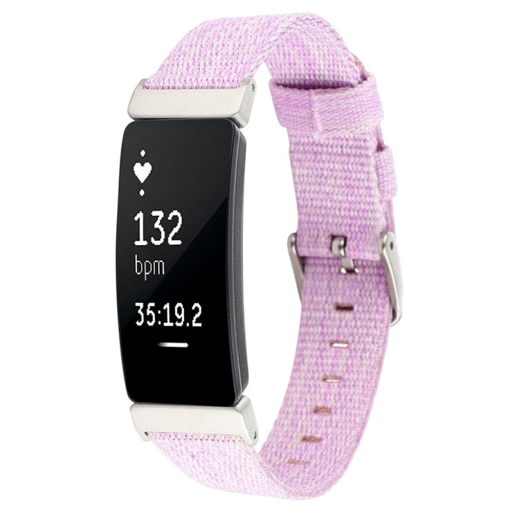 Super fantastisk Fitbit Inspire Nylon Rem - Pink#serie_4