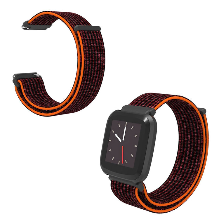 Rigtigt pænt Fitbit Versa Lite Nylon Rem - Flerfarvet#serie_1