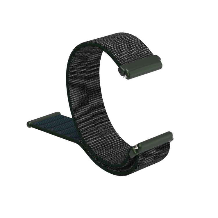 Rigtigt pænt Fitbit Versa Lite Nylon Rem - Grøn#serie_4