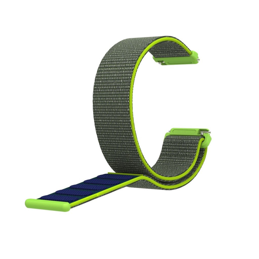 Rigtigt pænt Fitbit Versa Lite Nylon Rem - Grøn#serie_7
