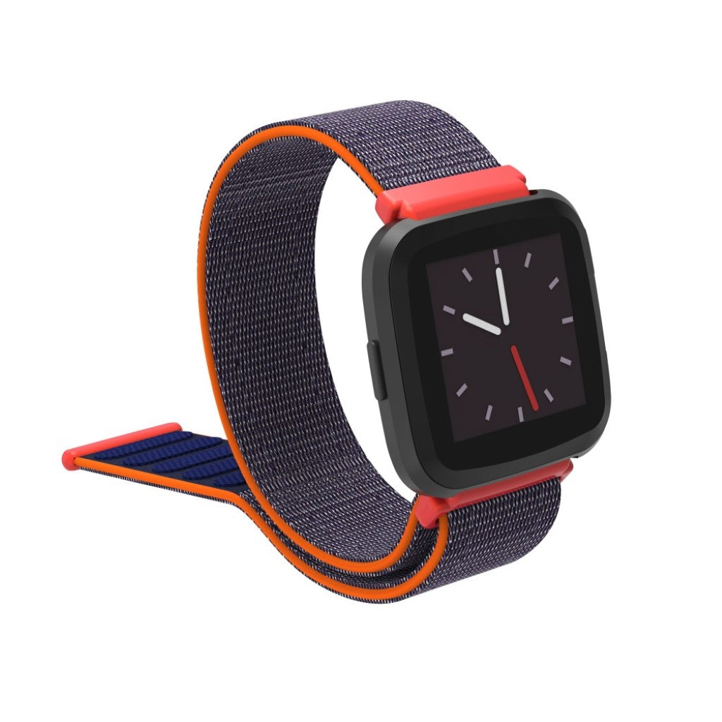 Rigtigt pænt Fitbit Versa Lite Nylon Rem - Flerfarvet#serie_8