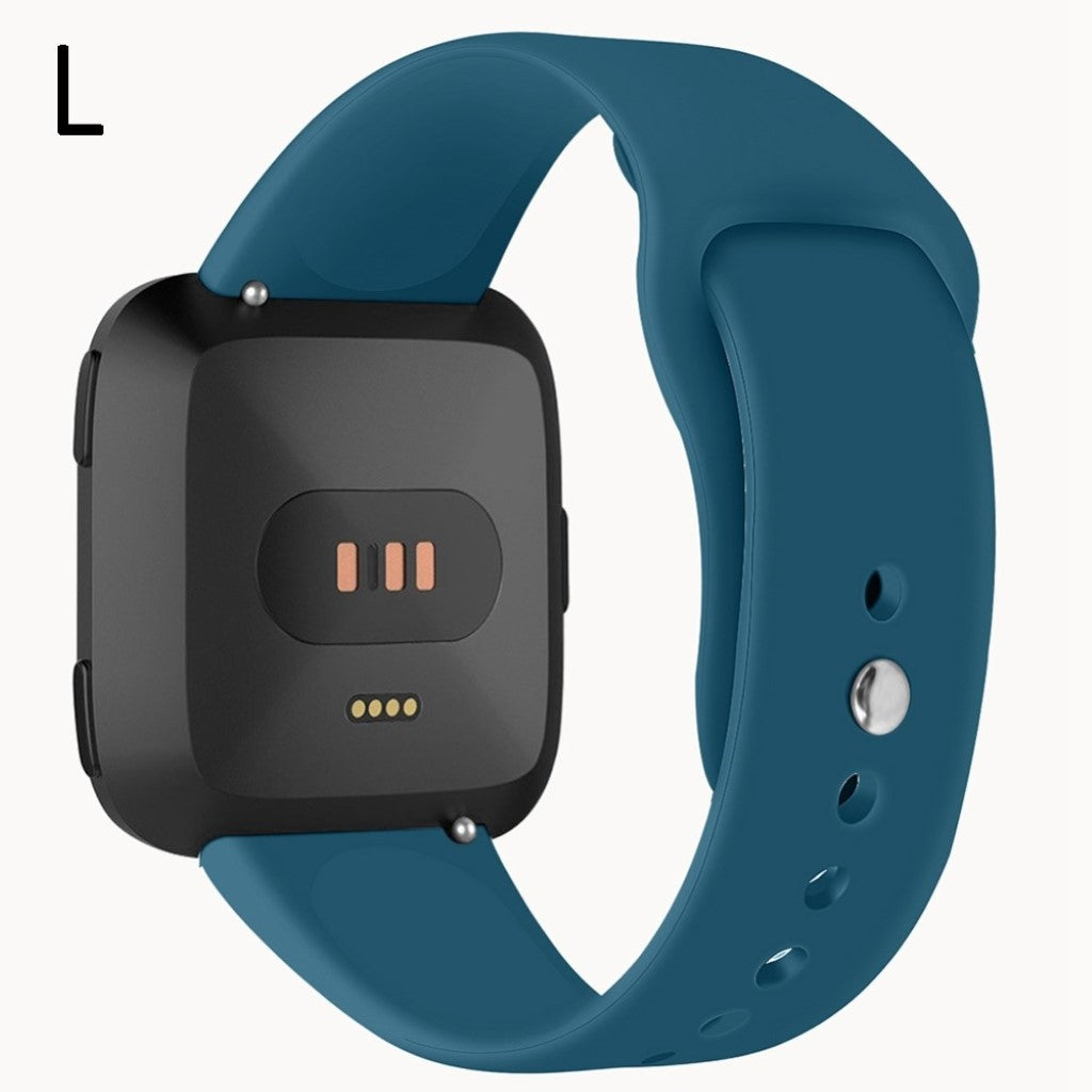 Helt vildt sejt Fitbit Versa Lite Silikone Rem - Blå#serie_11