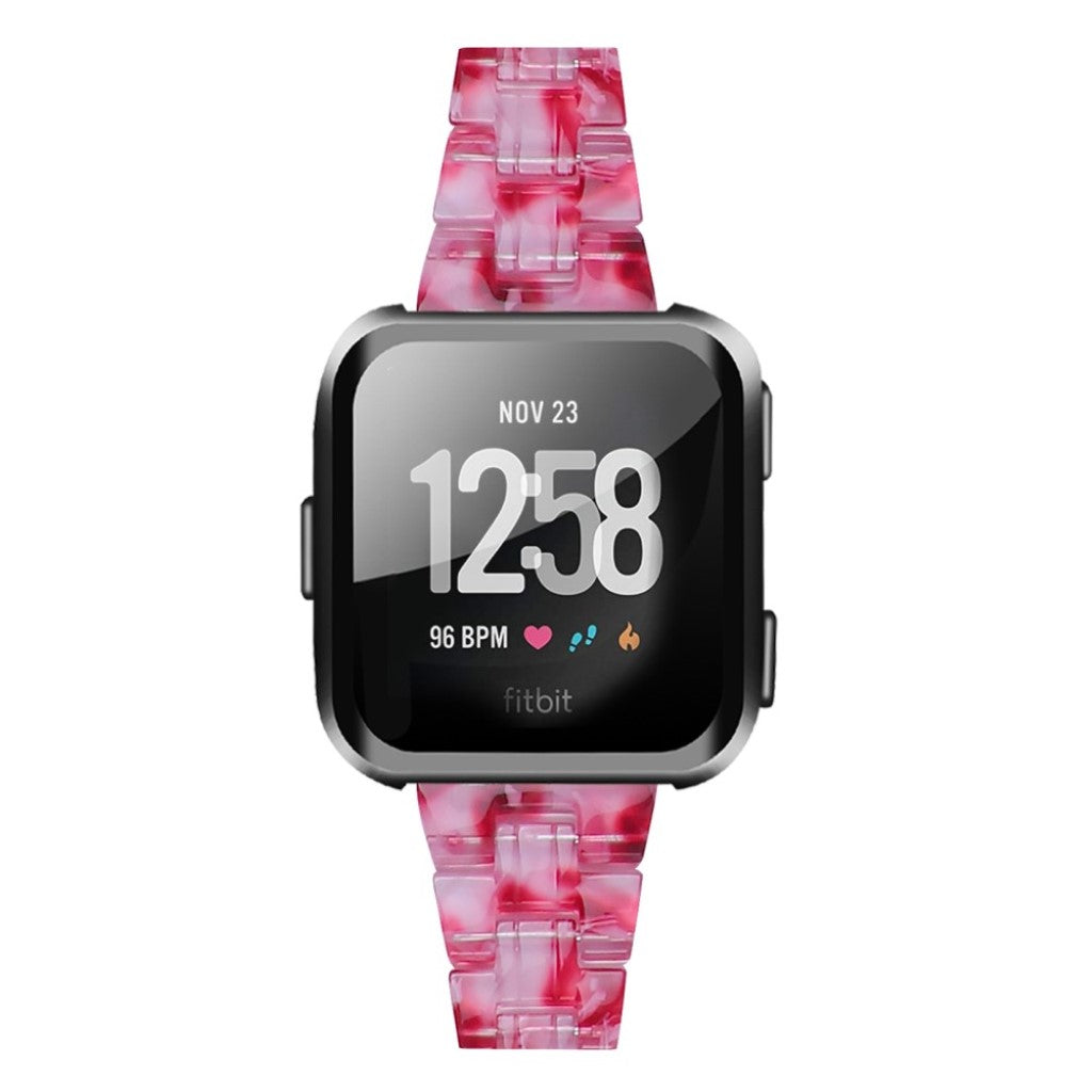 Vildt elegant Fitbit Versa 2 / Fitbit Versa Lite  Rem - Rød#serie_17