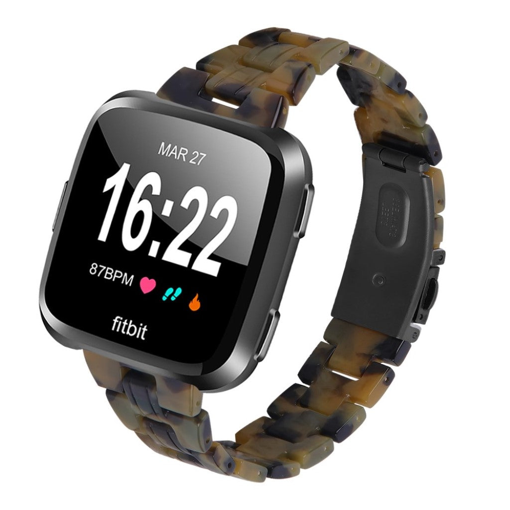 Vildt elegant Fitbit Versa 2 / Fitbit Versa Lite  Rem - Grøn#serie_19