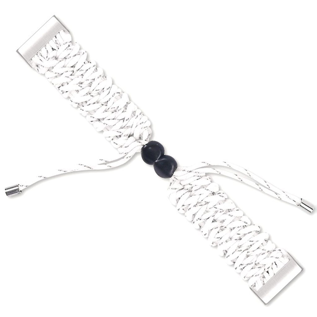 Meget skøn Fitbit Charge 3 / Fitbit Charge 4 Nylon Rem - Hvid#serie_10