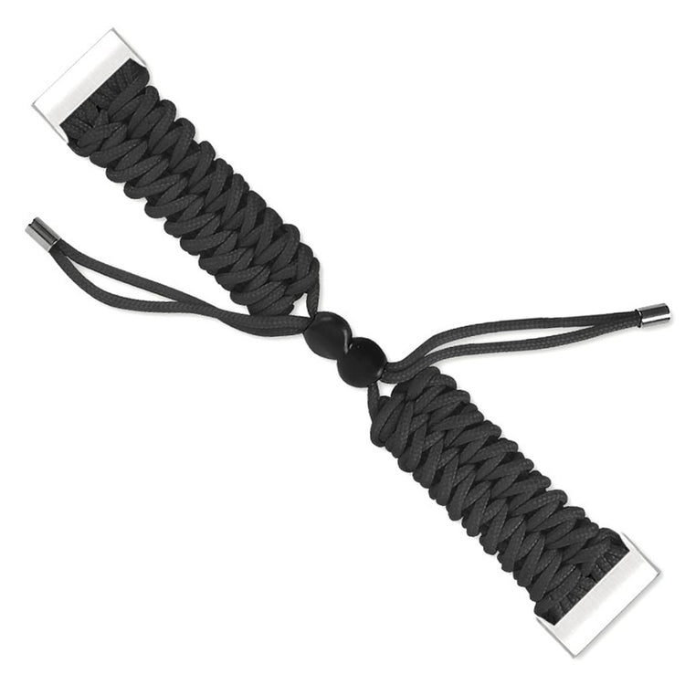 Helt vildt kønt Fitbit Charge 3 / Fitbit Charge 4 Nylon Rem - Sort#serie_9
