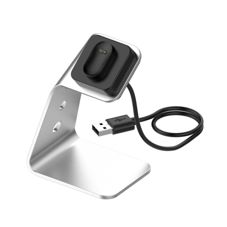 Metal Fitbit Ace 2 / Fitbit Inspire Ladestation - Sølv#serie_1