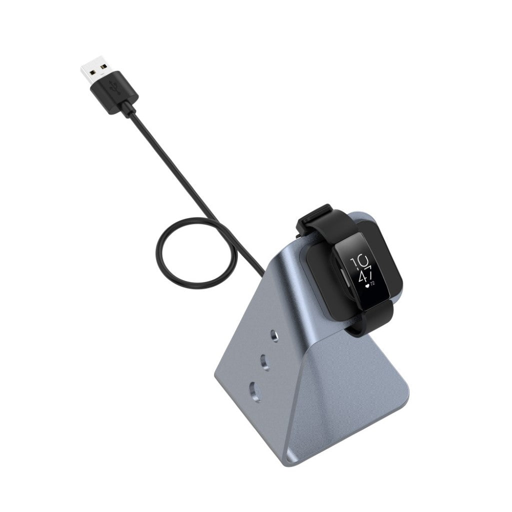 Metal Fitbit Ace 2 / Fitbit Inspire Ladestation - Sølv#serie_2