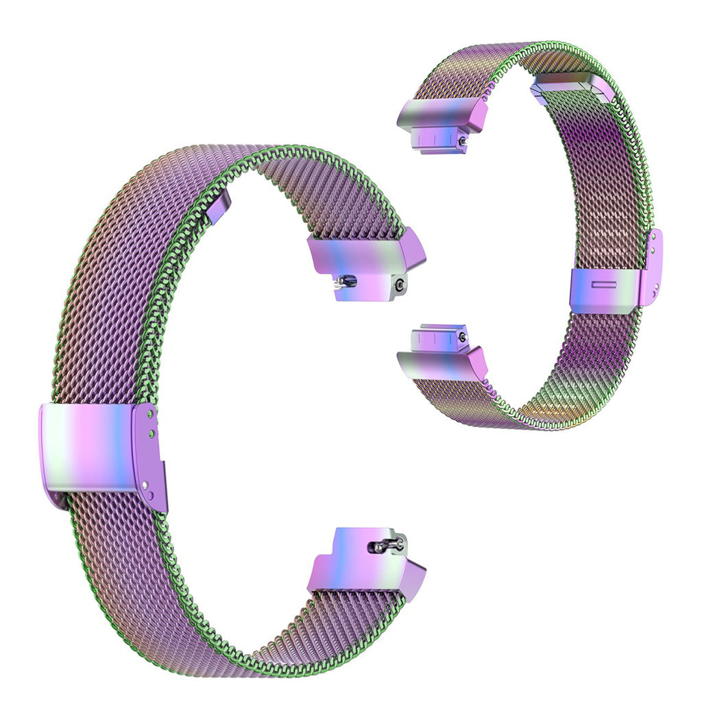 Helt vildt rart Fitbit Ace 2 / Fitbit Inspire Metal Rem - Størrelse: L - Flerfarvet#serie_5