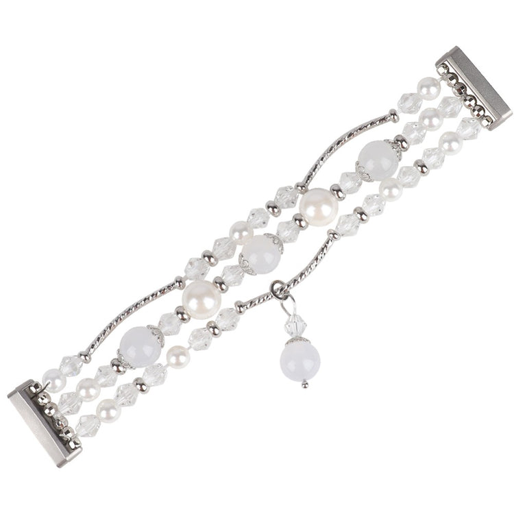 Vildt fed Fitbit Versa 3 Sten Rem - Hvid#serie_1